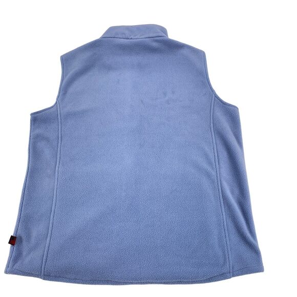 Woolrich Vest Women's Sleeveless Mock Neck Fleece Medium Blue - Picture 2 of 12